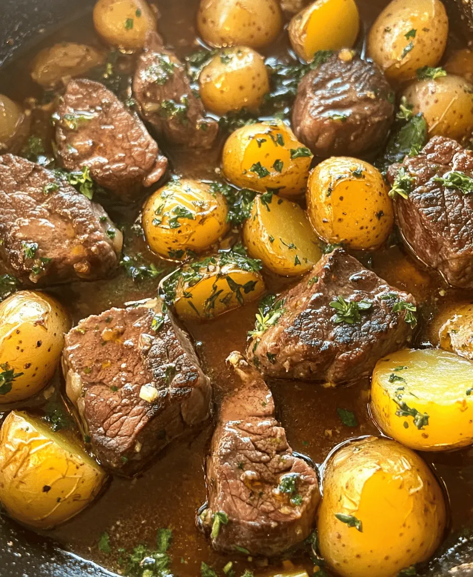When it comes to comfort food, few dishes can compete with a well-prepared steak and potatoes meal. Enter the Garlic Butter Steak and Potatoes Skillet—a one-pan wonder that marries the rich flavors of tender steak with the hearty satisfaction of crispy potatoes. This recipe is not only mouthwateringly delicious but also incredibly convenient, making it an ideal choice for busy weeknights when time is of the essence, yet you still crave a home-cooked meal.