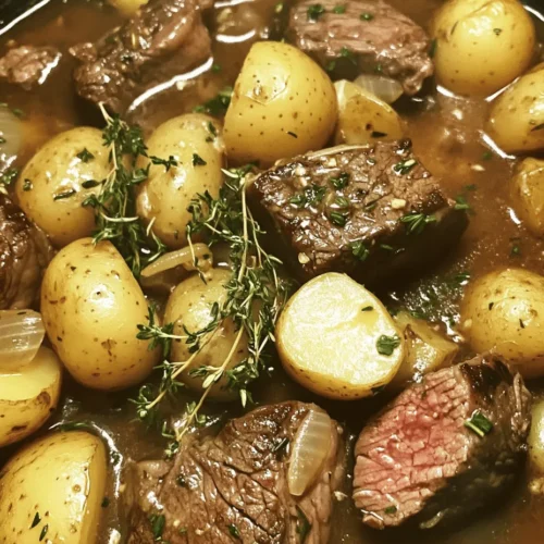 When it comes to comfort food, few dishes can compete with a well-prepared steak and potatoes meal. Enter the Garlic Butter Steak and Potatoes Skillet—a one-pan wonder that marries the rich flavors of tender steak with the hearty satisfaction of crispy potatoes. This recipe is not only mouthwateringly delicious but also incredibly convenient, making it an ideal choice for busy weeknights when time is of the essence, yet you still crave a home-cooked meal.