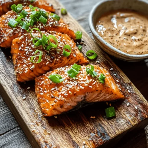 Salmon has captured the hearts of food enthusiasts across the globe, celebrated for its rich flavor and versatility. From traditional dishes like gravlax to contemporary sushi rolls, salmon has found its way into various cuisines, becoming a beloved staple for both casual dinners and gourmet occasions. One of the standout creations in the world of salmon recipes is the Crispy Bang Bang Salmon Bites. These delightful morsels not only tantalize the taste buds with their flavor-packed punch but also showcase the incredible adaptability of salmon as an ingredient.