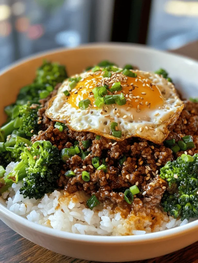Explore the delicious world of Korean cuisine with this easy-to-make Korean Ground Beef Bowl. This dish combines savory flavors with a hint of sweetness and spice, making it a perfect weeknight dinner option. With ingredients that are often found in pantries, this recipe is not only quick to prepare but also highly customizable. Whether you prefer it mild or with a kick, the Korean Ground Beef Bowl is versatile enough to cater to your taste. In this article, we will delve into the ingredients, preparation steps, and the cultural significance of this beloved dish, ensuring you have all the information you need to create a satisfying meal.