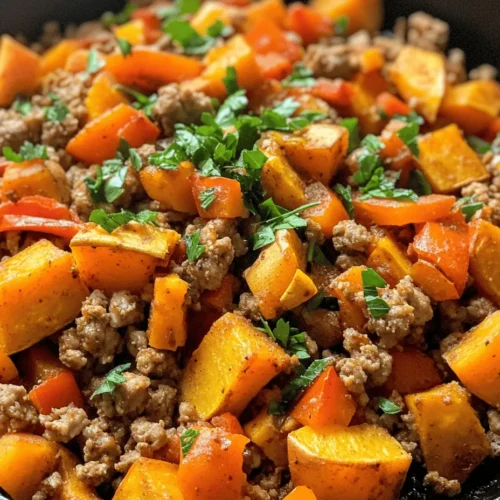 To truly appreciate the Ground Turkey Sweet Potato Skillet, let’s take a closer look at each ingredient and its role in the dish. Not only do these ingredients come together to create a flavorful dish, but they also offer a wealth of health benefits.