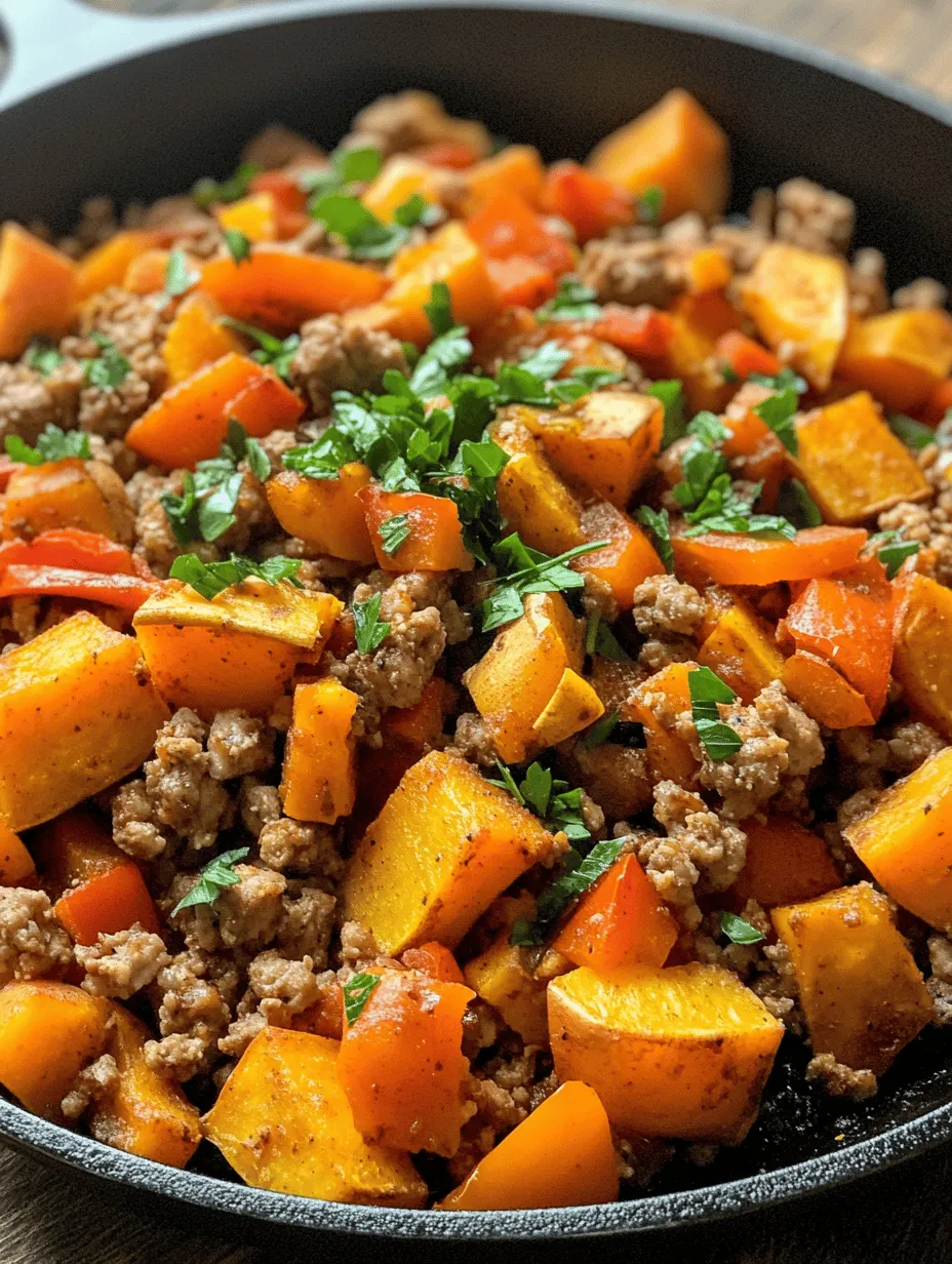 To truly appreciate the Ground Turkey Sweet Potato Skillet, let’s take a closer look at each ingredient and its role in the dish. Not only do these ingredients come together to create a flavorful dish, but they also offer a wealth of health benefits.