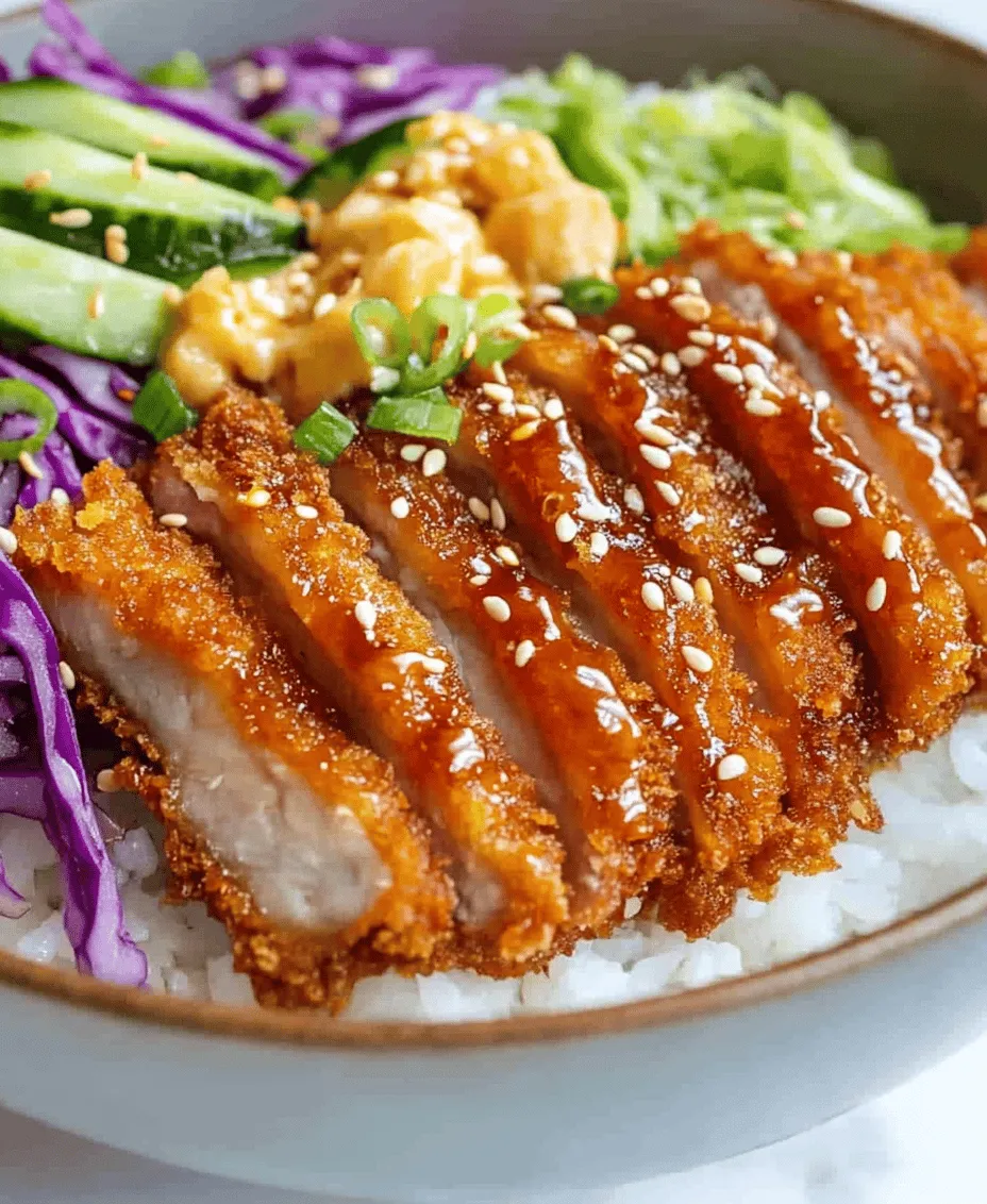 Tonkatsu, a beloved dish from Japan, has found its way into the hearts and stomachs of food lovers around the globe. Characterized by its crispy breaded exterior and tender meat, this dish combines simplicity with a complex flavor profile that is both satisfying and indulgent. In this article, we will take you through the process of creating Crispy Tonkatsu Delight, a delightful recipe that features succulent pork loin served over a bed of fluffy rice, garnished with fresh toppings, and drizzled with a rich, tangy sauce. Not only is this dish a feast for the eyes, but it also provides a fulfilling culinary experience that speaks to the heart of Japanese home cooking.