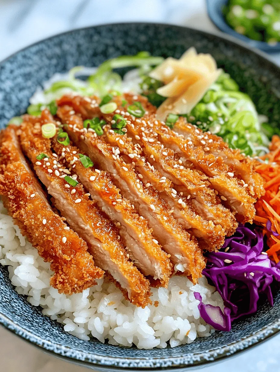 Tonkatsu, a beloved dish from Japan, has found its way into the hearts and stomachs of food lovers around the globe. Characterized by its crispy breaded exterior and tender meat, this dish combines simplicity with a complex flavor profile that is both satisfying and indulgent. In this article, we will take you through the process of creating Crispy Tonkatsu Delight, a delightful recipe that features succulent pork loin served over a bed of fluffy rice, garnished with fresh toppings, and drizzled with a rich, tangy sauce. Not only is this dish a feast for the eyes, but it also provides a fulfilling culinary experience that speaks to the heart of Japanese home cooking.