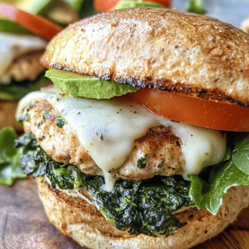 Understanding the health advantages of the ingredients used in the White Cheddar and Spinach Chicken Burgers can help readers appreciate their choices. Each component contributes not only flavor but also vital nutrients that support overall well-being. Let’s explore the key ingredients and their nutritional profiles.