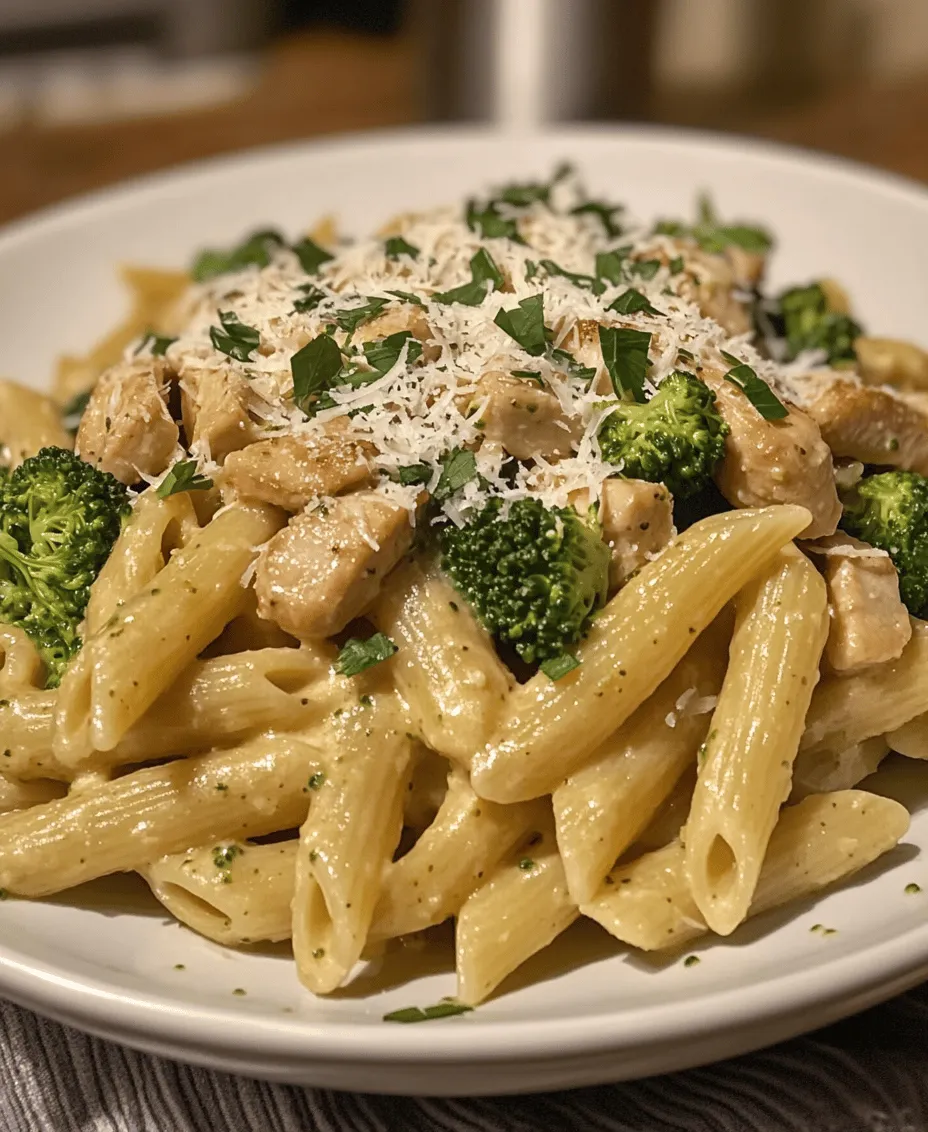 If you're on the hunt for a comforting and satisfying meal that can be whipped up in under an hour, look no further than Creamy Broccoli and Chicken Penne. This dish combines the richness of a creamy sauce with the nutritious crunch of fresh broccoli and tender chicken, making it a beloved choice for busy weeknights, family gatherings, or simply a cozy evening at home. The beauty of this recipe lies not only in its delectable flavors but also in its simplicity and the wholesome ingredients that come together to create a dish that feels indulgent yet balanced.