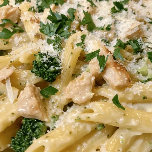 If you're on the hunt for a comforting and satisfying meal that can be whipped up in under an hour, look no further than Creamy Broccoli and Chicken Penne. This dish combines the richness of a creamy sauce with the nutritious crunch of fresh broccoli and tender chicken, making it a beloved choice for busy weeknights, family gatherings, or simply a cozy evening at home. The beauty of this recipe lies not only in its delectable flavors but also in its simplicity and the wholesome ingredients that come together to create a dish that feels indulgent yet balanced.