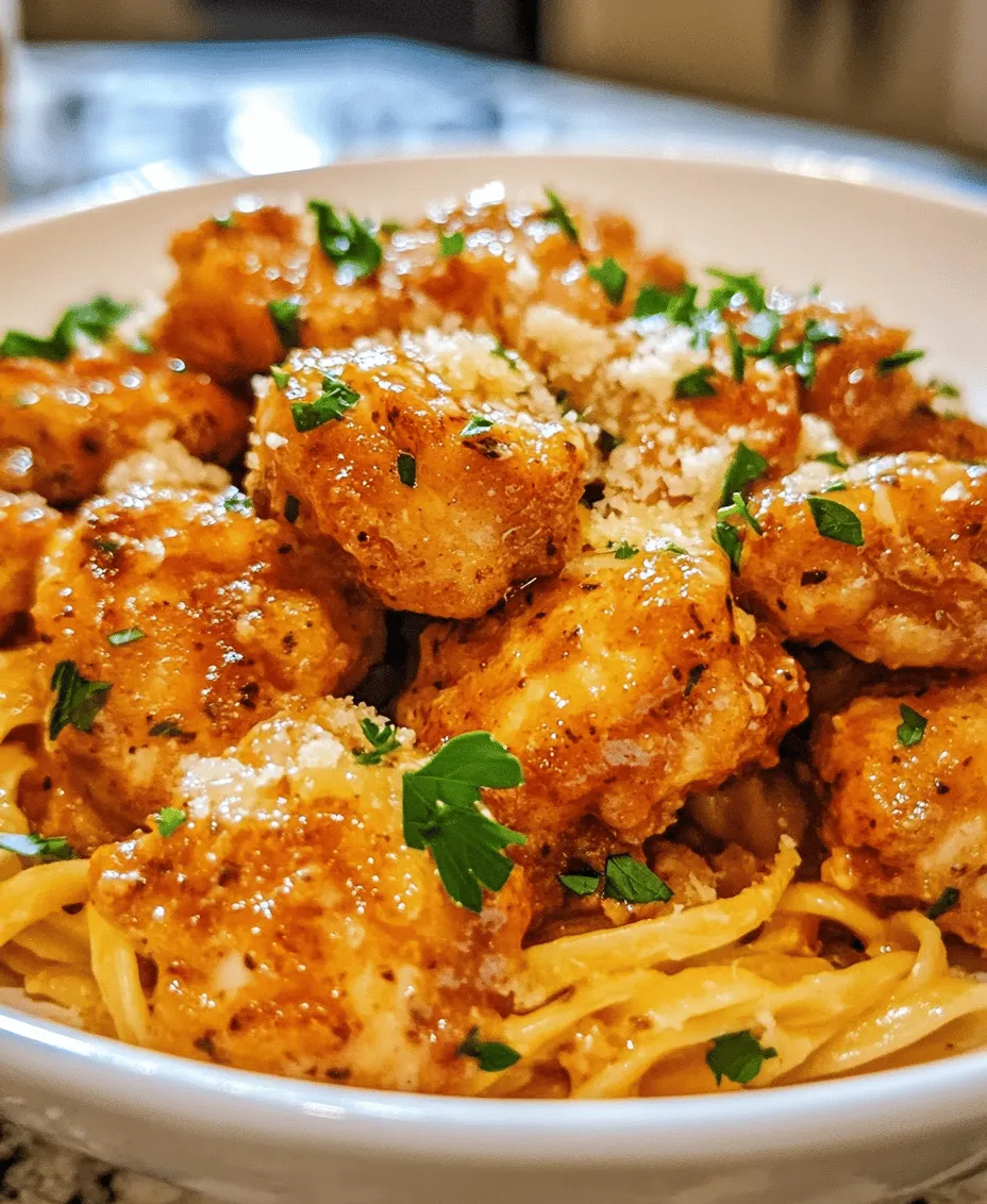 Garlic Butter Chicken Bites with Savory Creamy Parmesan Pasta is a dish that perfectly encapsulates comfort food at its finest. This delightful meal brings together tender, flavorful chicken bites sautéed in a rich garlic butter sauce, served over a bed of creamy pasta infused with aromatic Parmesan cheese. It’s a dish that not only tantalizes the taste buds but also offers a visually appealing plate that is sure to impress family and friends alike.