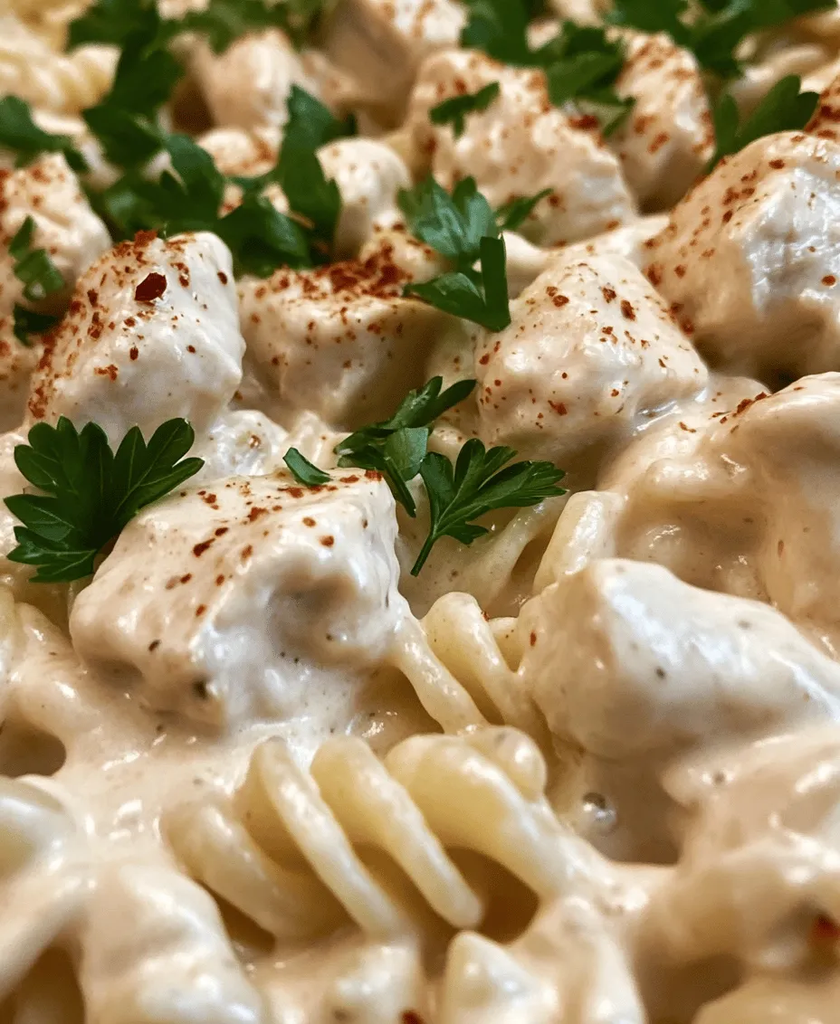 Welcome to the world of creamy indulgence with our delightful recipe for Creamy Garlic Butter Chicken & Rotini in Parmesan Sauce. This dish beautifully marries the comforting texture of pasta with the rich, savory flavors of garlic butter and tender chicken. It's a meal that feels both luxurious and homey, making it a perfect choice for family dinners, special occasions, or even a cozy night in. Imagine twirling forkfuls of rotini pasta enveloped in a luscious, creamy sauce while savoring the succulent bites of garlic-infused chicken — it’s a symphony of flavors that promises to satisfy any palate.
