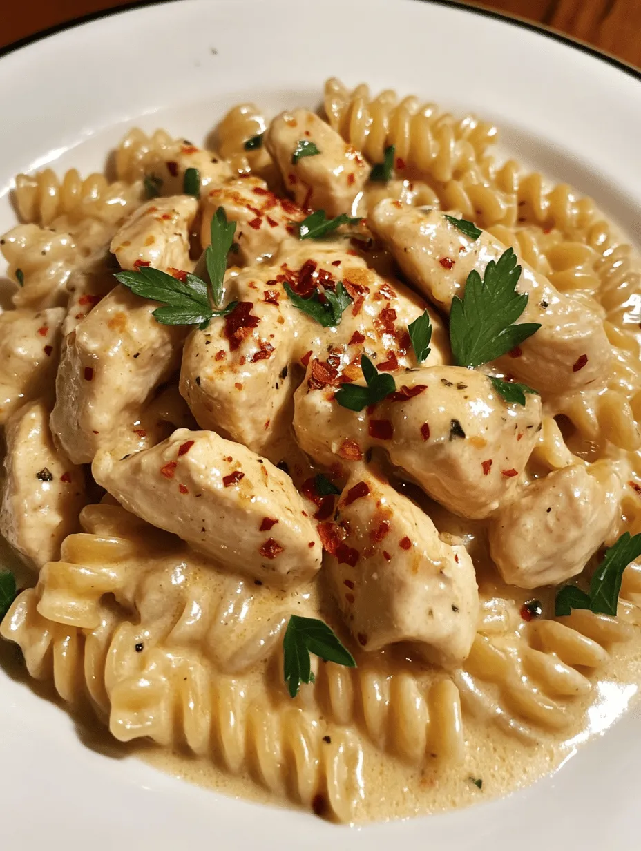 Welcome to the world of creamy indulgence with our delightful recipe for Creamy Garlic Butter Chicken & Rotini in Parmesan Sauce. This dish beautifully marries the comforting texture of pasta with the rich, savory flavors of garlic butter and tender chicken. It's a meal that feels both luxurious and homey, making it a perfect choice for family dinners, special occasions, or even a cozy night in. Imagine twirling forkfuls of rotini pasta enveloped in a luscious, creamy sauce while savoring the succulent bites of garlic-infused chicken — it’s a symphony of flavors that promises to satisfy any palate.