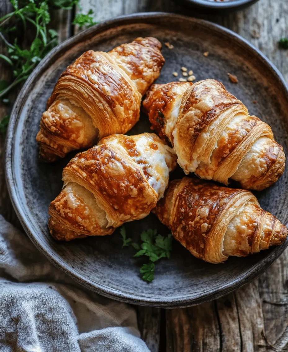 Welcome to the delightful world of Mozzarella Pepperoni Croissant Rolls! This recipe is the perfect fusion of savory flavors and flaky textures that will satisfy both pizza lovers and pastry enthusiasts alike. Whether you’re looking for a quick snack, a delectable appetizer for your next gathering, or a comforting main dish, these croissant rolls are versatile enough to fit any occasion. With their irresistible combination of gooey melted mozzarella, zesty pepperoni, and buttery croissant dough, they’re bound to be a hit with family and friends. Plus, the ease of preparation makes it accessible for cooks of all skill levels, allowing you to whip up a batch in no time.
