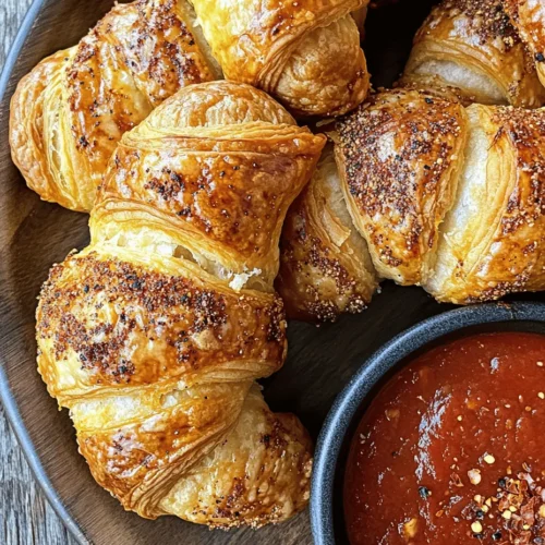 Welcome to the delightful world of Mozzarella Pepperoni Croissant Rolls! This recipe is the perfect fusion of savory flavors and flaky textures that will satisfy both pizza lovers and pastry enthusiasts alike. Whether you’re looking for a quick snack, a delectable appetizer for your next gathering, or a comforting main dish, these croissant rolls are versatile enough to fit any occasion. With their irresistible combination of gooey melted mozzarella, zesty pepperoni, and buttery croissant dough, they’re bound to be a hit with family and friends. Plus, the ease of preparation makes it accessible for cooks of all skill levels, allowing you to whip up a batch in no time.