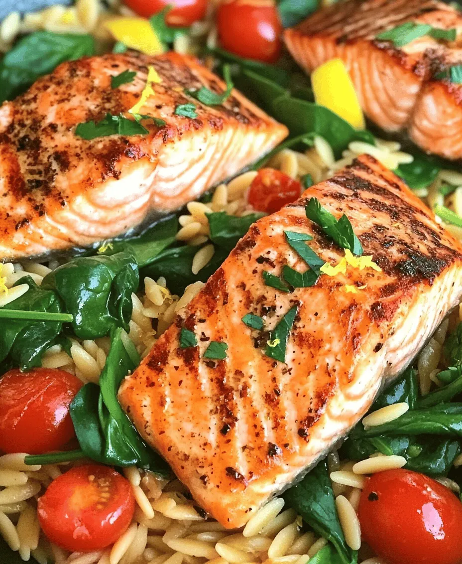 To craft the perfect One Skillet Salmon with Lemon Orzo, it's essential to understand the individual components that make this dish not only delicious but also beneficial for your health. Let's explore the main ingredients and their significance in this recipe.