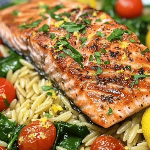 To craft the perfect One Skillet Salmon with Lemon Orzo, it's essential to understand the individual components that make this dish not only delicious but also beneficial for your health. Let's explore the main ingredients and their significance in this recipe.