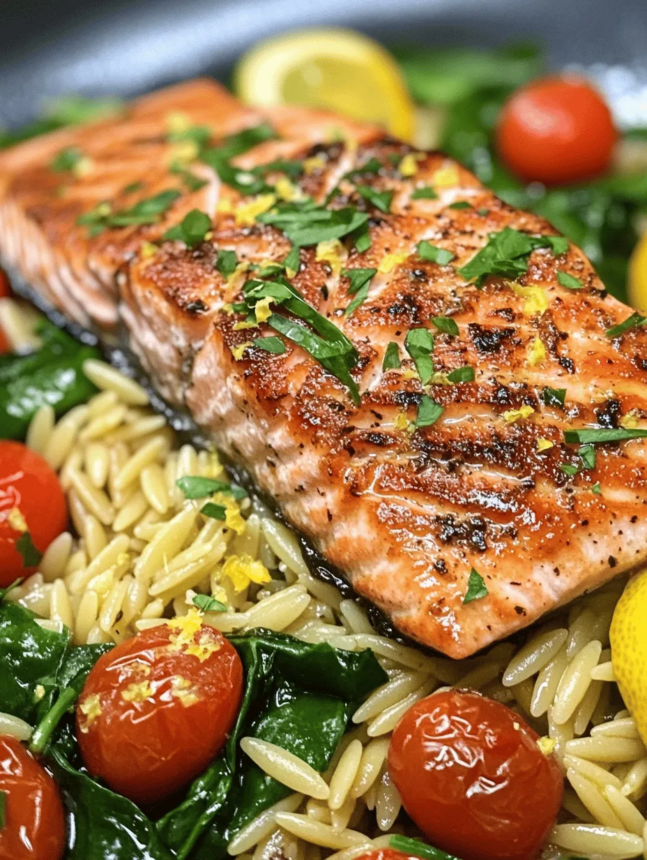 To craft the perfect One Skillet Salmon with Lemon Orzo, it's essential to understand the individual components that make this dish not only delicious but also beneficial for your health. Let's explore the main ingredients and their significance in this recipe.
