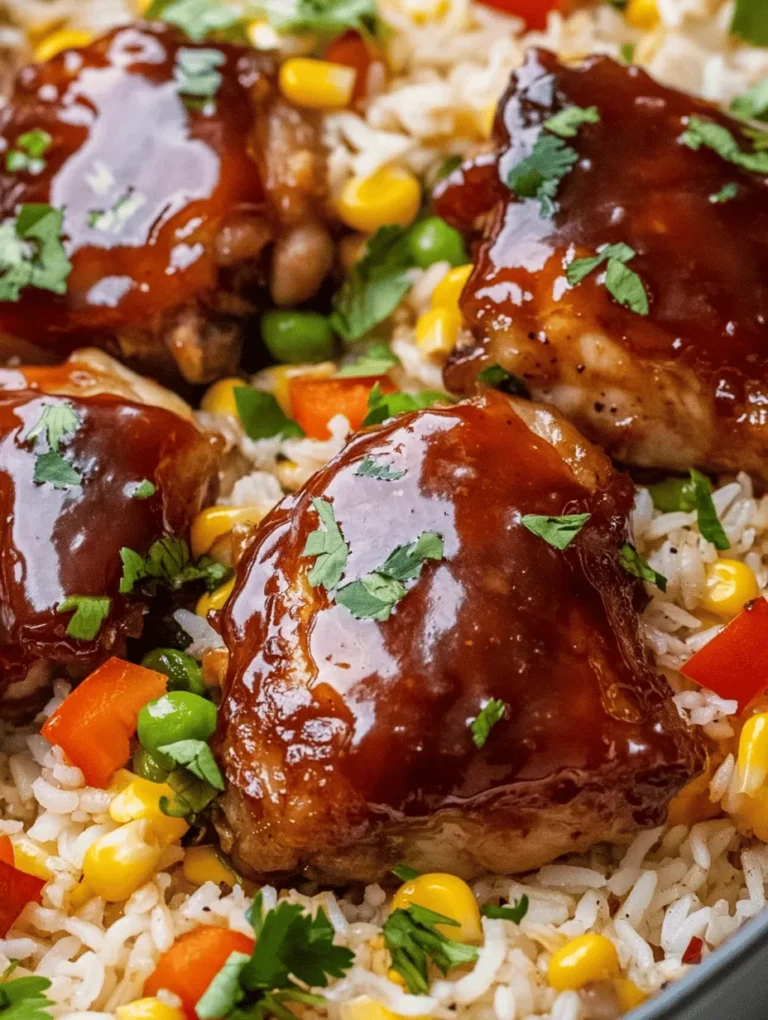 Are you on the hunt for a quick and delicious weeknight meal that the whole family will love? Look no further than the Sweet & Sticky One-Pan Honey BBQ Chicken Rice. This dish combines tender chicken thighs, fluffy rice, and a luscious honey BBQ sauce, all cooked together in a single pan for minimal cleanup and maximum flavor. In today’s busy world, finding meals that are both satisfying and easy to prepare is essential, and this recipe ticks all the boxes.