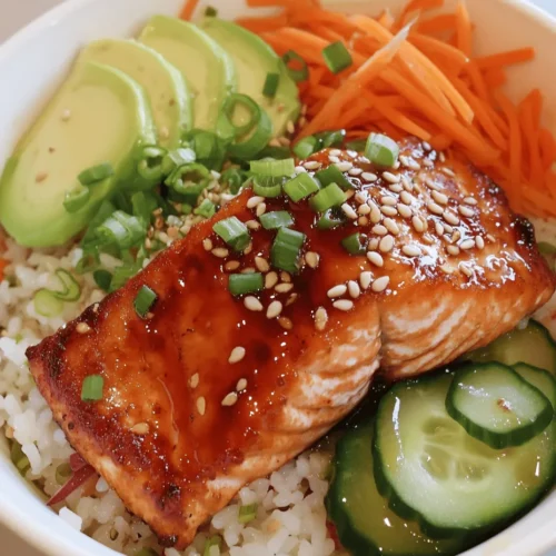 Salmon dishes have surged in popularity over the years, and for good reason. This beloved fish is not only delicious but is also considered a superfood due to its impressive nutritional profile. The crispy salmon and rice bowl is a perfect representation of this trend, combining the rich flavors of salmon with the comforting texture of rice. This dish is not only satisfying but also a feast for the eyes, showcasing vibrant colors and fresh ingredients that entice both the palate and the appetite.