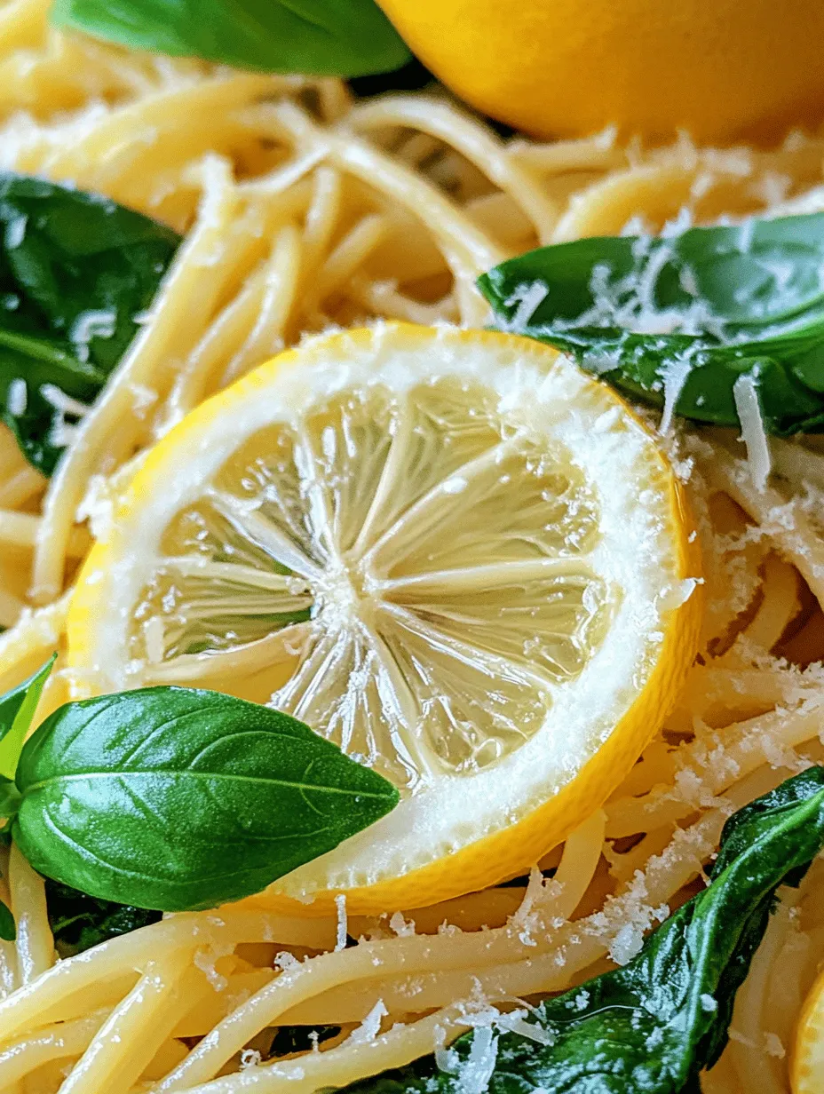 Lemon Spinach Pasta is a vibrant and refreshing dish that captures the essence of fresh ingredients and delightful flavors. This pasta recipe is not only visually appealing with its bright green spinach and zesty lemon accents but also simple to prepare, making it perfect for a quick weeknight meal or an impressive dish for guests. The combination of al dente pasta, sautéed spinach, aromatic garlic, and a splash of lemon juice creates a harmonious balance that tantalizes the taste buds.