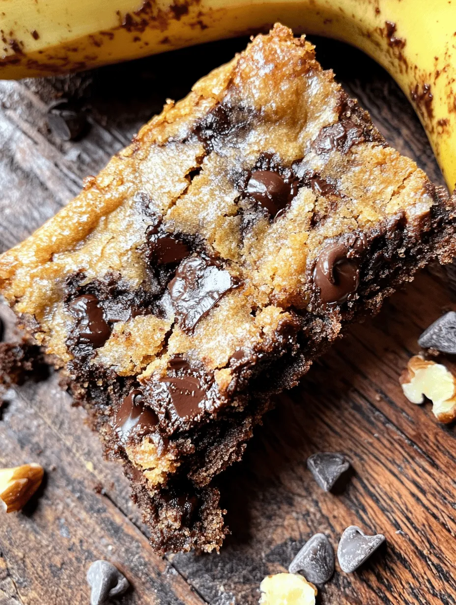 Banana-based desserts have long held a special place in the hearts of dessert lovers around the world. Their natural sweetness, moist texture, and nutritional benefits make them a favorite choice for both health-conscious bakers and indulgent treat seekers alike. One delightful way to enjoy the rich flavor of bananas is through the creation of Chocolate Chip Banana Bars. These bars are the quintessential blend of flavors and textures, combining the soft, tender crumb of ripe bananas with the rich, melty goodness of chocolate chips.
