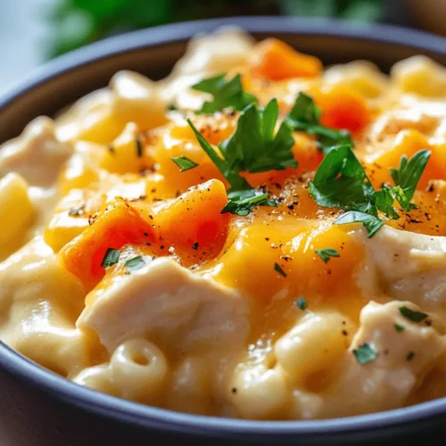 Imagine a dish that combines the comforting essence of mac and cheese with the savory goodness of chicken, sweetened with a hint of honey and spiced just right to tantalize your taste buds. That’s exactly what Creamy Honey Pepper Chicken Mac and Cheese Delight brings to the table—a hearty, mouthwatering meal that is perfect for family gatherings or a cozy weeknight dinner. This dish not only satisfies cravings but also showcases a unique combination of flavors that will leave everyone wanting seconds.