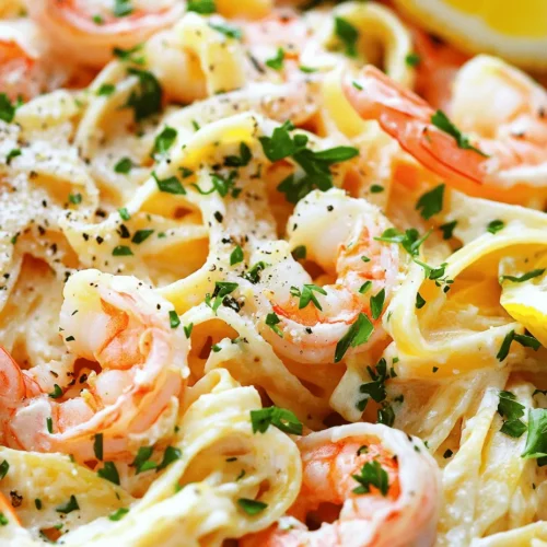 Pasta has long been a staple in various culinary traditions, particularly in Italian cuisine, where it holds a place of reverence. From humble beginnings as a simple food for the masses, pasta has evolved into a versatile canvas that can be paired with a myriad of flavors and textures. Creamy Garlic Shrimp Pasta is an embodiment of this evolution, showcasing how seafood and pasta can harmonize beautifully.