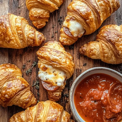 If you're looking for a delightful blend of flavors that come together in a flaky, buttery package, then look no further than Mozzarella Pepperoni Croissant Rolls. This mouthwatering recipe combines the classic tastes of pizza with the irresistible texture of croissants, making it a perfect dish for a variety of occasions. Whether you're hosting a game day gathering, planning a casual party, or simply seeking a satisfying snack, these croissant rolls are sure to impress.