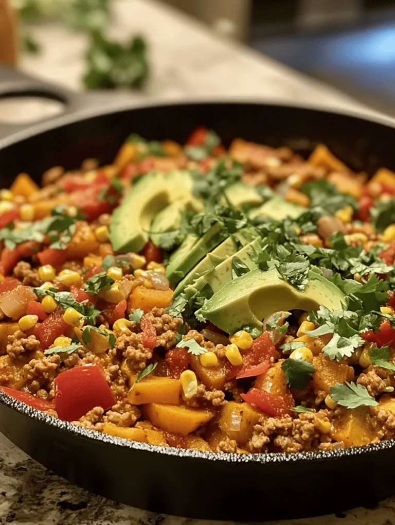 In today’s fast-paced world, finding meals that are both nutritious and quick to prepare can be a challenge. Enter the Savory Ground Turkey Sweet Potato Skillet—a delightful one-pan dish that combines the wholesome goodness of lean ground turkey and sweet potatoes with a medley of fresh vegetables and spices. This recipe is not only satisfying but also packed with nutritional benefits, making it an ideal choice for health-conscious eaters and busy families alike.