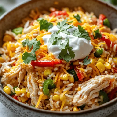 In today’s fast-paced world, finding quick, filling, and nutritious meal options can be a challenge. The Easy Street Corn Chicken Rice Bowl is a delightful solution that brings together the comforting flavors of rotisserie chicken, sweet corn, and vibrant vegetables, all served over a bed of fluffy rice. This dish not only satisfies hunger but also dazzles the palate with its fresh and zesty taste. Perfect for busy weeknights or meal prep, the Easy Street Corn Chicken Rice Bowl is designed to be a versatile and wholesome option for anyone looking to streamline their cooking routine without sacrificing flavor.