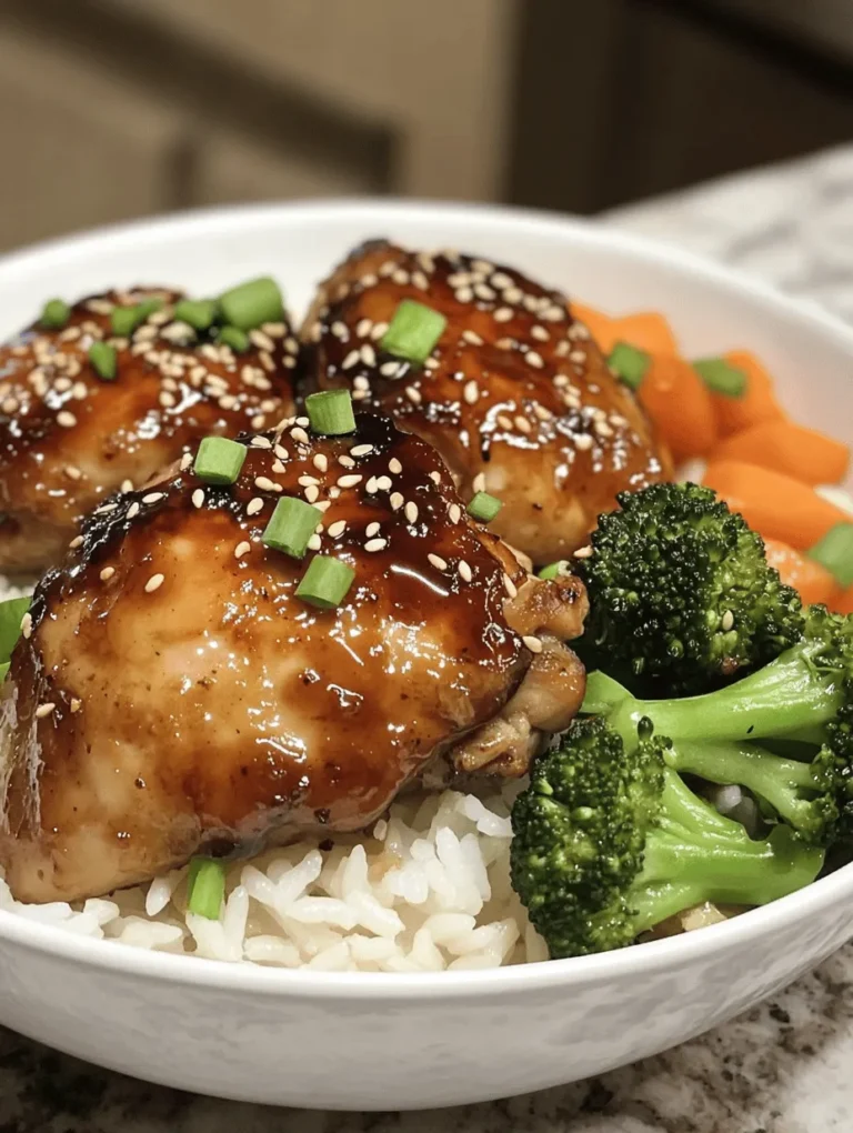 The Teriyaki Chicken Rice Bowl is a delightful dish that beautifully marries the savory flavors of teriyaki sauce with tender chicken, served over a bed of fluffy jasmine rice. This Japanese-inspired meal has become a favorite not only in Japan but across the globe, thanks to its balance of taste, texture, and presentation. Originating from the traditional Japanese cooking method known as "teriyaki," which literally means "to grill with a glaze," this dish embodies the essence of culinary simplicity while delivering a complex flavor profile that is both satisfying and comforting.