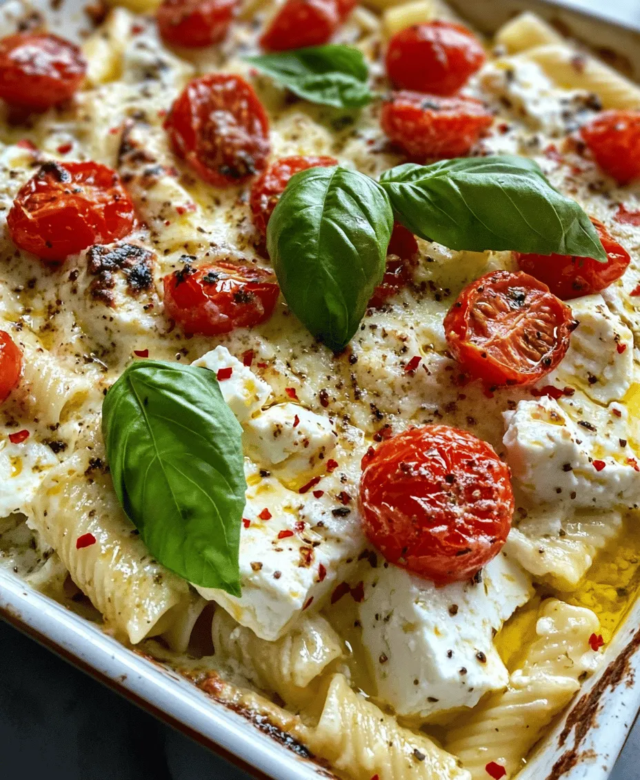 Feta cheese is undeniably the star ingredient in this recipe. Originating from Greece, feta is a brined cheese made primarily from sheep's milk or a mixture of sheep and goat's milk. Its crumbly yet creamy texture, along with its tangy flavor, enhances the overall taste of the dish. When baked, feta cheese softens and becomes spreadable, making it an ideal base for the sauce that will envelop your pasta.