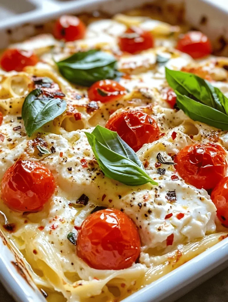 Feta cheese is undeniably the star ingredient in this recipe. Originating from Greece, feta is a brined cheese made primarily from sheep's milk or a mixture of sheep and goat's milk. Its crumbly yet creamy texture, along with its tangy flavor, enhances the overall taste of the dish. When baked, feta cheese softens and becomes spreadable, making it an ideal base for the sauce that will envelop your pasta.