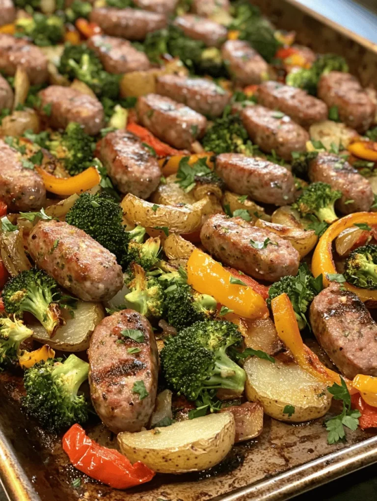 The allure of a one-pan meal lies in its simplicity and the delightful symphony of flavors that come together with minimal effort. With busy lifestyles and the constant quest for nutritious yet exciting meals, home cooks are increasingly turning to recipes that not only save time but also deliver on taste. In this article, we will explore the mouthwatering recipe for Sizzling Sheet Pan Sausage & Veggies, a dish that is not only easy to prepare but also packed with nutrients and vibrant colors.
