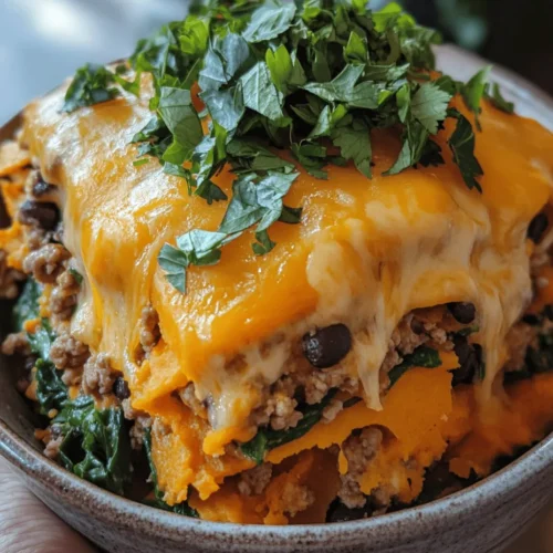 Are you searching for a comforting yet nutritious meal that the whole family can enjoy? Look no further than the Ground Turkey Sweet Potato Casserole! This delicious dish combines the lean protein of ground turkey with the natural sweetness of sweet potatoes, all while incorporating nutrient-dense ingredients like spinach and black beans. Perfect for busy weeknights or meal prep, this casserole not only satisfies your taste buds but also aligns with healthy eating habits.