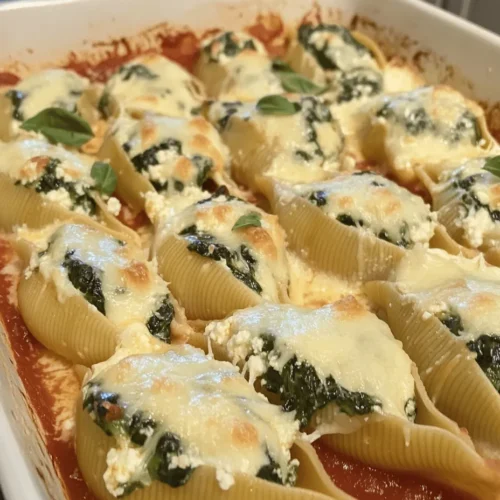 Stuffed pasta dishes have long held a beloved place in culinary traditions around the world. From the classic Italian lasagna to the comforting American-style stuffed shells, these recipes lend themselves beautifully to creativity and flavor. One such dish that has gained popularity for its wholesome ingredients and satisfying taste is the Easy Spinach & Ricotta Stuffed Shells. This recipe embodies the essence of comfort food, marrying the rich creaminess of ricotta cheese with the fresh, vibrant flavors of spinach, all enveloped in tender pasta shells.