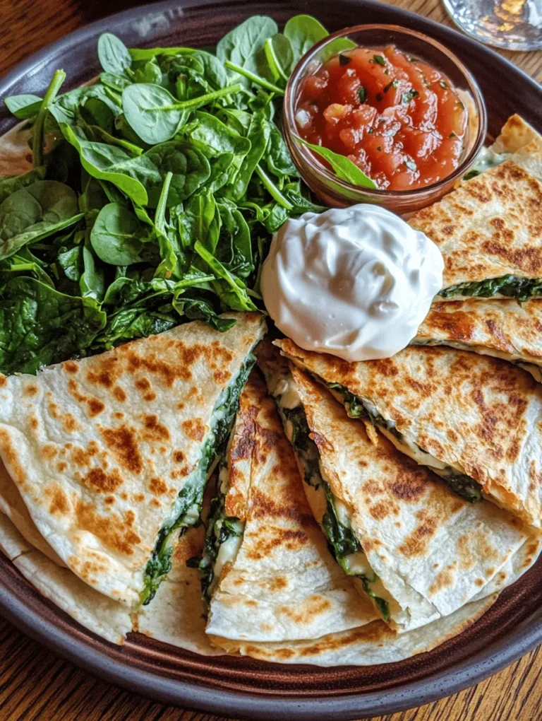 Quesadillas have long been a cherished dish in many cultures, celebrated for their versatility and ease of preparation. This delightful combination of tortillas filled with a variety of ingredients can cater to a vast array of taste preferences, making it a beloved choice for all ages. Among the many variations, spinach and feta quesadillas stand out as a particularly appealing option, offering a beautiful blend of flavors that are both satisfying and nutritious.