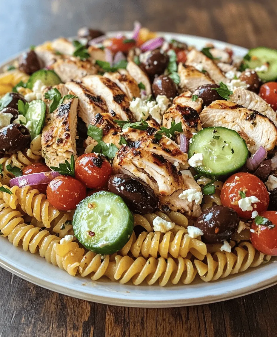 To create the perfect Mediterranean Chicken Pasta Salad, it is essential to understand the key components that contribute to its flavor and texture. Each ingredient plays a vital role, enhancing the overall experience and ensuring that every bite is a celebration of Mediterranean cuisine.