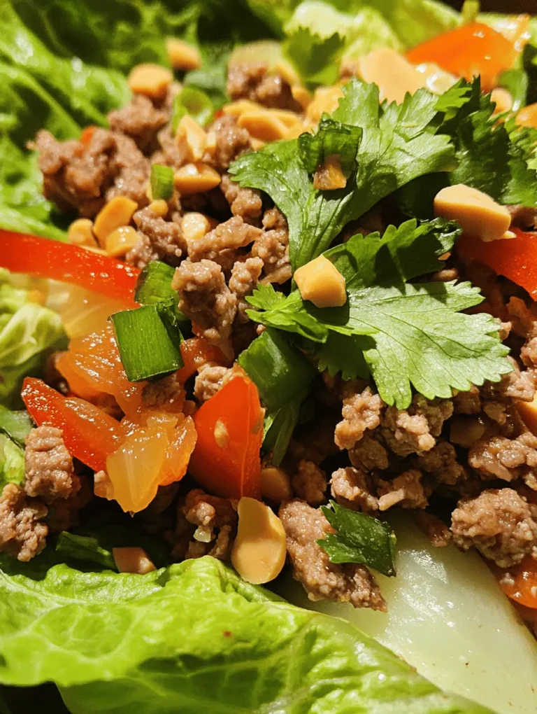 Asian-style lettuce wraps have become a beloved dish in many households, celebrated for their health-conscious appeal and delightful blend of flavors. These wraps are not only a feast for the senses but also a versatile meal option that can cater to various dietary preferences. The idea of enveloping savory fillings in crisp, refreshing lettuce leaves resonates well with those seeking lighter fare without compromising on taste. In particular, the Savory Asian-Style Ground Beef Lettuce Wraps stand out for their rich flavors and satisfying textures, making them an ideal choice for everything from family dinners to casual gatherings with friends.