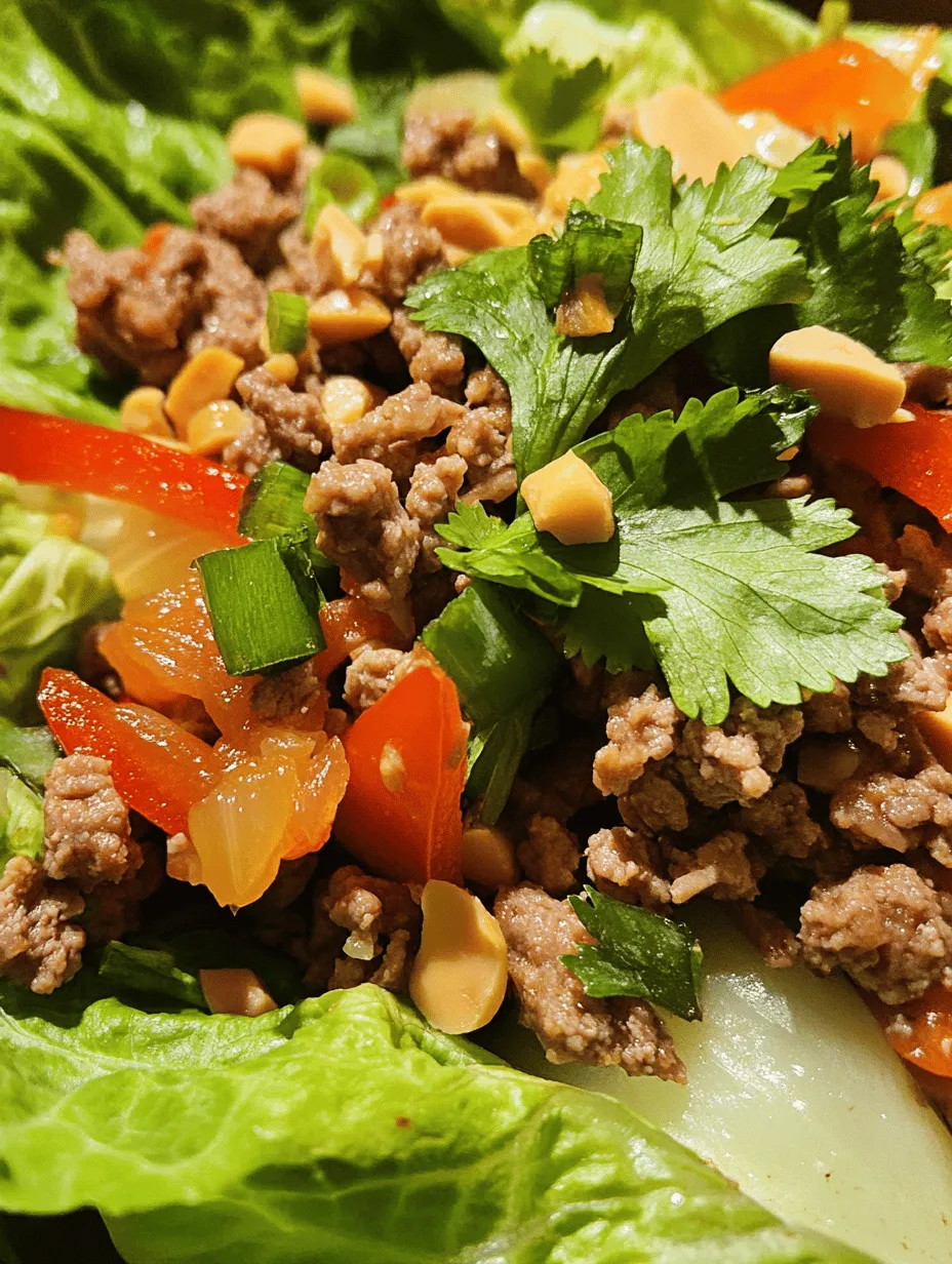 Asian-style lettuce wraps have become a beloved dish in many households, celebrated for their health-conscious appeal and delightful blend of flavors. These wraps are not only a feast for the senses but also a versatile meal option that can cater to various dietary preferences. The idea of enveloping savory fillings in crisp, refreshing lettuce leaves resonates well with those seeking lighter fare without compromising on taste. In particular, the Savory Asian-Style Ground Beef Lettuce Wraps stand out for their rich flavors and satisfying textures, making them an ideal choice for everything from family dinners to casual gatherings with friends.