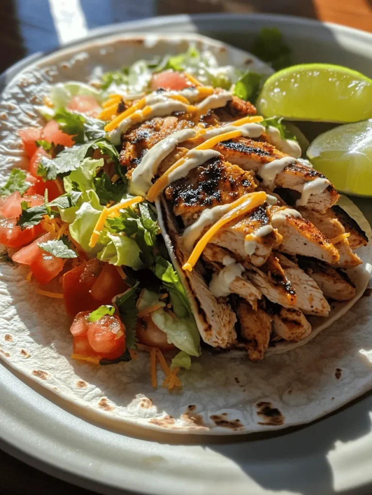 Burritos are beloved for their versatility and deliciousness, making them a staple in many households. These wrapped delights offer a perfect canvas for a variety of ingredients, allowing for creativity and personalization. The Easy Chipotle Ranch Grilled Chicken Burrito stands out in this realm, combining zesty flavors and satisfying textures that make it a favorite among both novice and experienced home cooks.