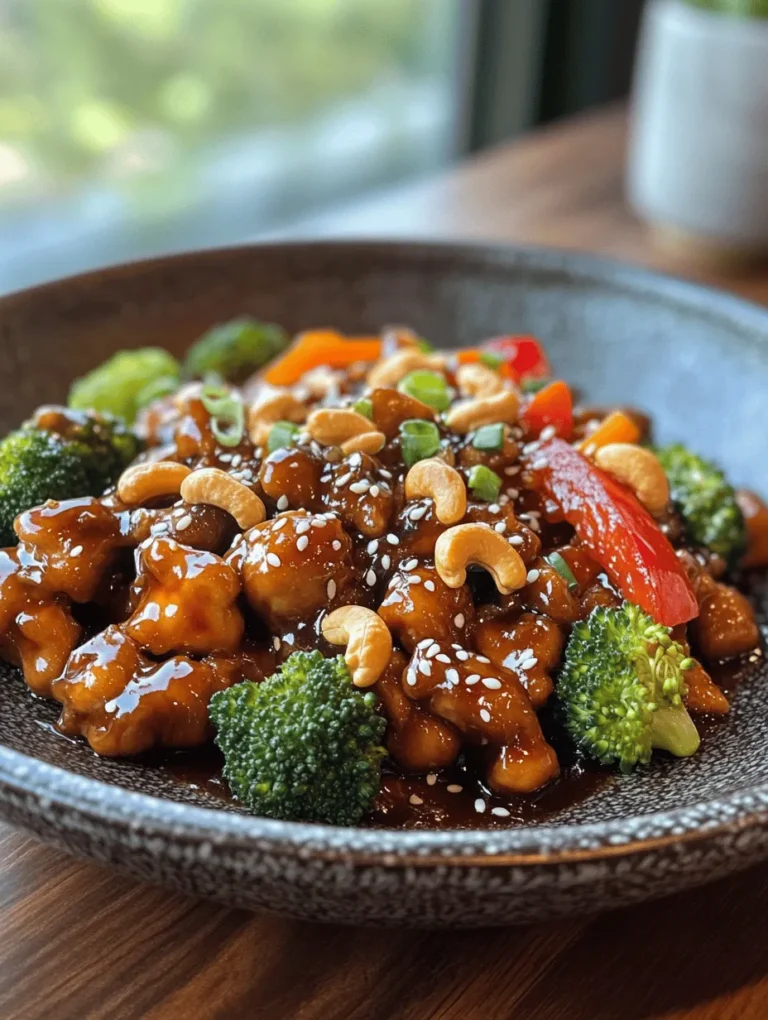 Cashew Chicken has established itself as a staple in Chinese-American cuisine and is a beloved choice on takeout menus across the globe. This dish combines tender pieces of chicken, crunchy cashews, and vibrant vegetables, all coated in a savory sauce that tantalizes the taste buds. But how did this delightful dish come to be?