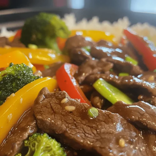 Savory Beef with Oyster Sauce is a dish that embodies the essence of quick and satisfying Asian cuisine. This delicious stir-fry combines tender slices of beef with vibrant vegetables, all coated in a rich and glossy oyster sauce that elevates the entire meal. With its robust flavors and appealing presentation, this recipe is perfect for both busy weeknight dinners and special occasions when you want to impress your guests without spending hours in the kitchen.