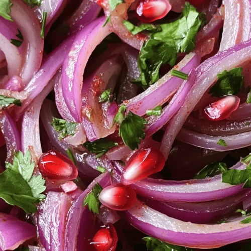 When it comes to enhancing the flavor profile of a dish, few ingredients can rival the vibrant taste of Zesty Sumac Onions. This delightful preparation draws on the rich flavors of red onions and the tangy, lemony notes of sumac, a spice commonly used in Middle Eastern cuisine. Zesty Sumac Onions are not only a feast for the palate but also an eye-catching addition to any meal, thanks to their vivid colors and refreshing taste. Whether served as a side dish, a topping for grilled meats, or incorporated into salads and wraps, these onions can elevate a simple dish into something extraordinary.