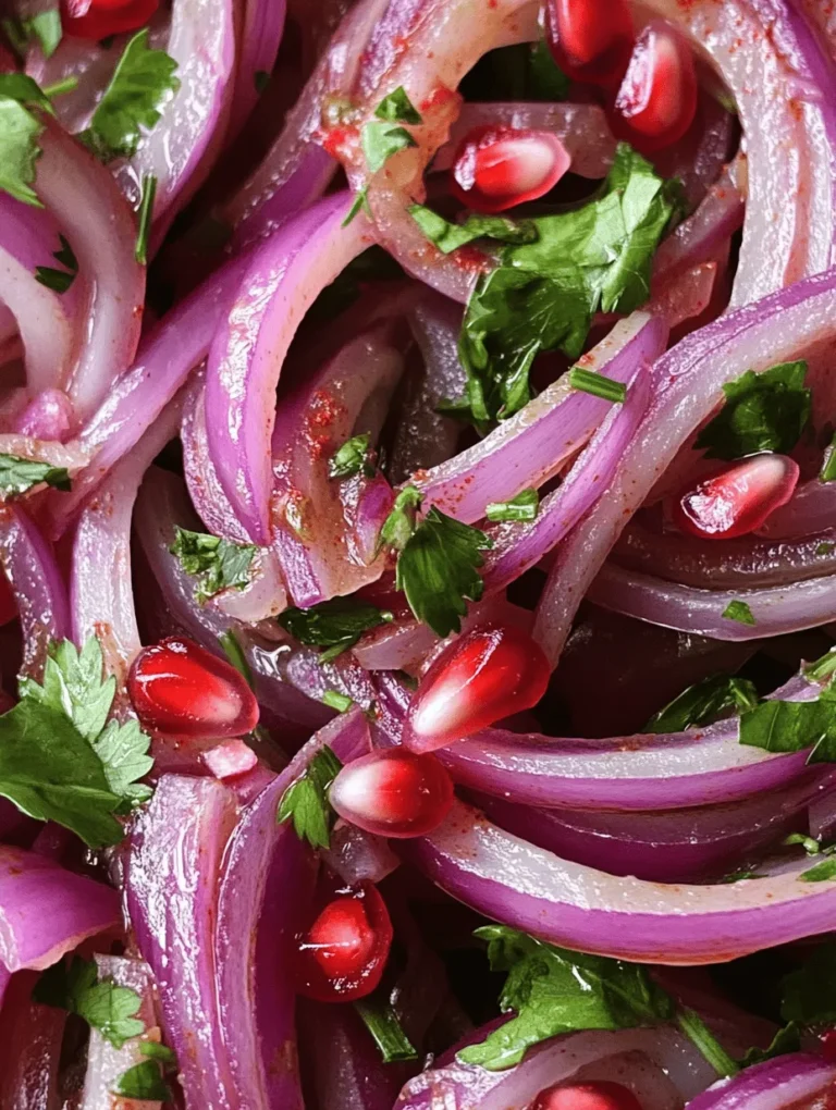 When it comes to enhancing the flavor profile of a dish, few ingredients can rival the vibrant taste of Zesty Sumac Onions. This delightful preparation draws on the rich flavors of red onions and the tangy, lemony notes of sumac, a spice commonly used in Middle Eastern cuisine. Zesty Sumac Onions are not only a feast for the palate but also an eye-catching addition to any meal, thanks to their vivid colors and refreshing taste. Whether served as a side dish, a topping for grilled meats, or incorporated into salads and wraps, these onions can elevate a simple dish into something extraordinary.