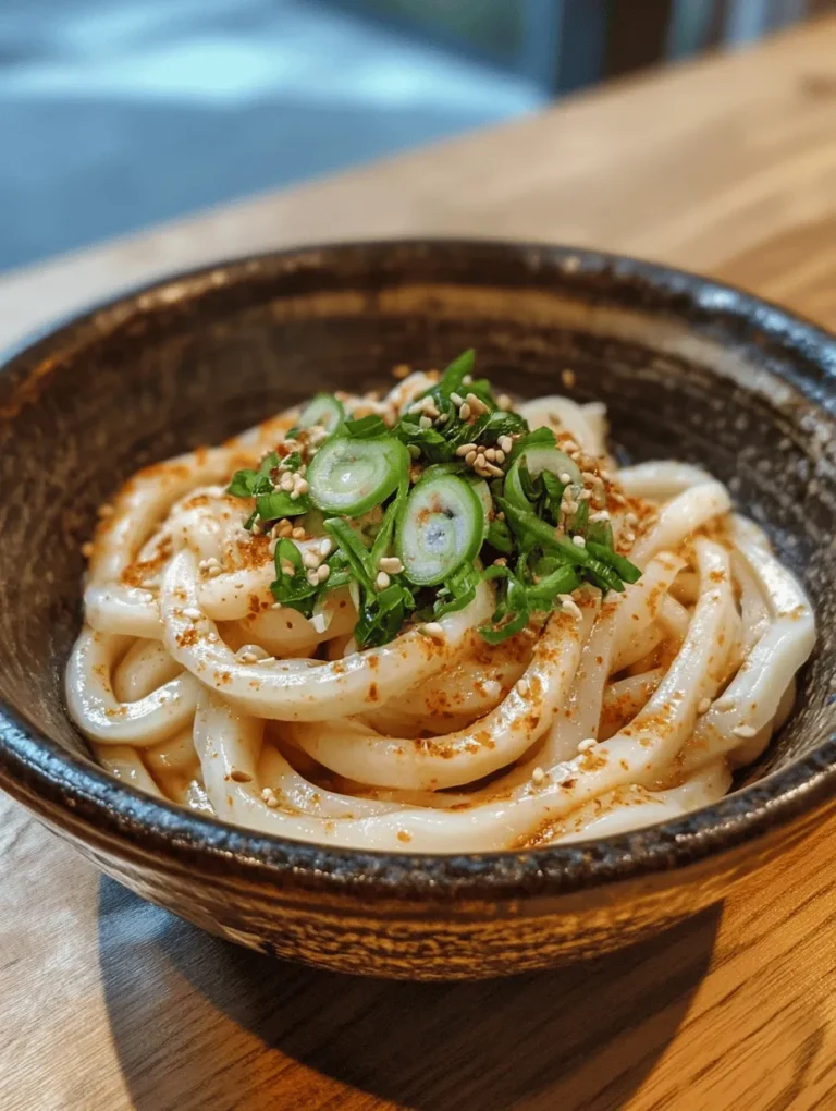 Udon noodles are a beloved staple in Asian cuisine, known for their thick, chewy texture and versatility. Originating from Japan, these noodles can be found in a variety of dishes, from hot soups to cold salads, making them a favorite for both home cooks and restaurant chefs alike. As our lives become increasingly fast-paced, the demand for quick and easy meals that don’t compromise on flavor has risen. Enter the 10-Minute Chili Oil Udon Noodles – a dish that perfectly balances speed and taste.