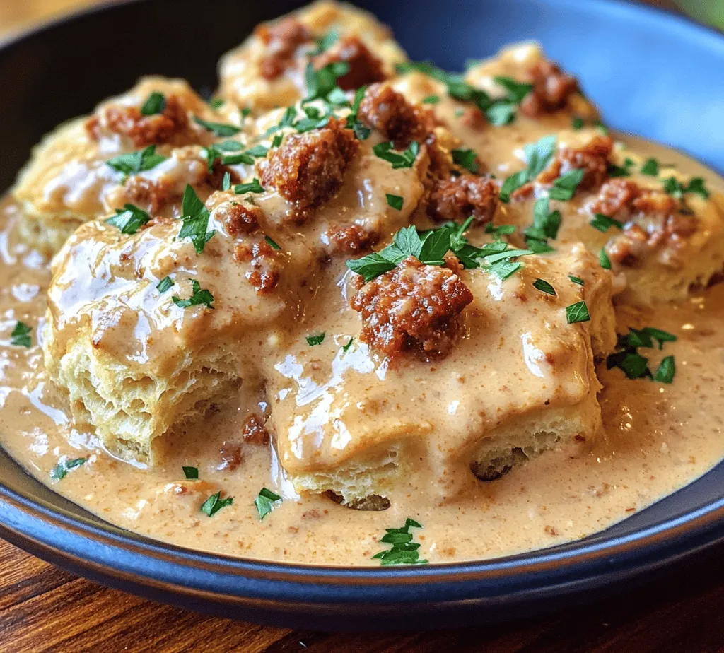 Welcome to a journey through Southern cuisine, where comfort food reigns supreme. Today, we invite you to indulge in a classic dish that embodies the essence of Southern hospitality: Biscuits and Chorizo Gravy. This recipe combines the light, fluffy texture of freshly made biscuits with a rich, spicy gravy featuring chorizo, a flavorful sausage that adds a kick to the traditional recipe. Whether you're preparing a family breakfast or hosting a weekend brunch with friends, this dish promises to bring warmth and satisfaction to your table.
