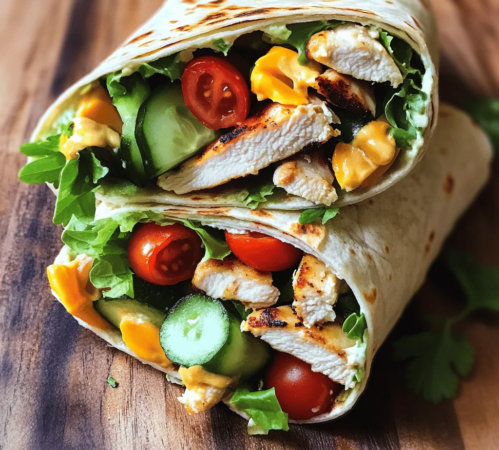 In today's fast-paced world, wraps have emerged as a popular meal option, celebrated for their versatility and convenience. Whether you're looking for a quick lunch, a hearty dinner, or a satisfying snack, wraps can accommodate a variety of tastes and dietary preferences. Among the myriad of options, Grilled Chicken Wraps with a Zesty Twist stand out, not only for their delicious flavor but also for their nutritious ingredients. This delightful recipe combines tender grilled chicken with fresh vegetables and a zesty sauce, resulting in a meal that is as wholesome as it is satisfying.