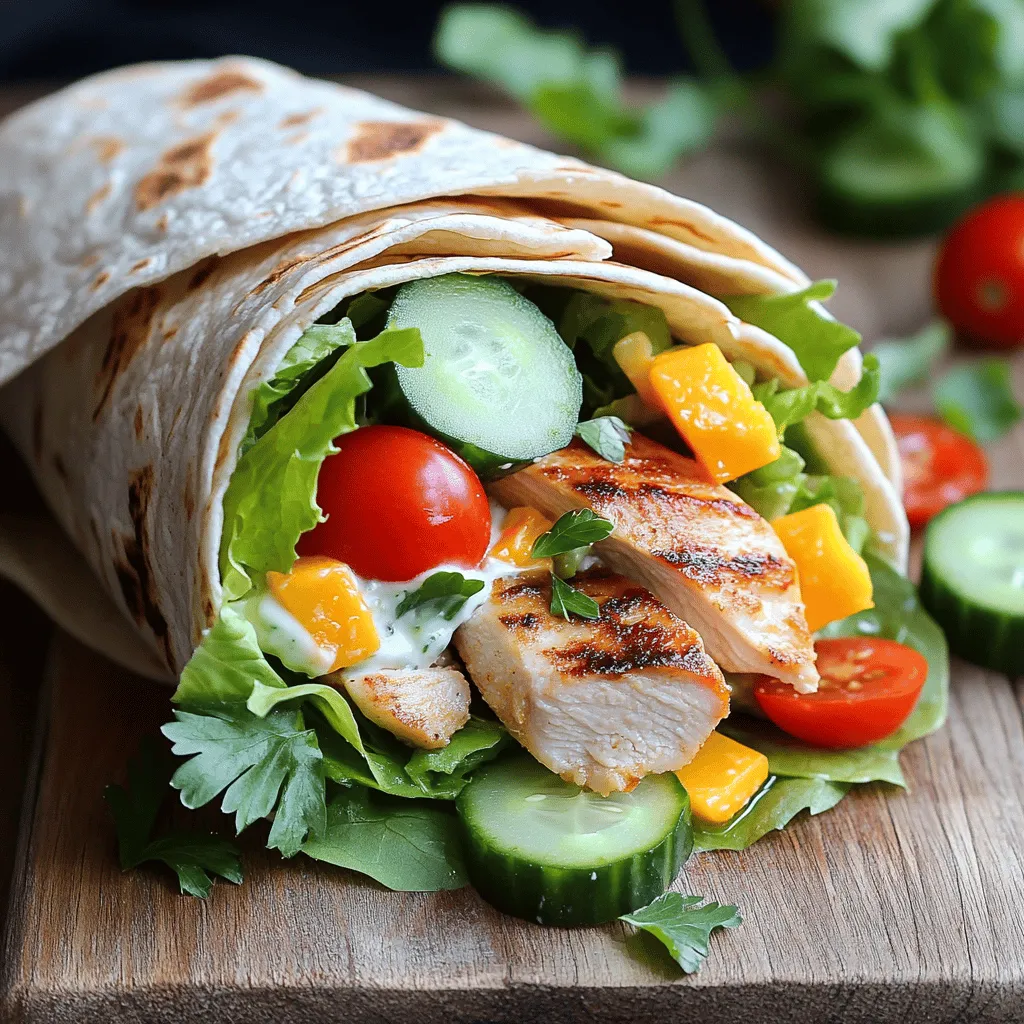 In today's fast-paced world, wraps have emerged as a popular meal option, celebrated for their versatility and convenience. Whether you're looking for a quick lunch, a hearty dinner, or a satisfying snack, wraps can accommodate a variety of tastes and dietary preferences. Among the myriad of options, Grilled Chicken Wraps with a Zesty Twist stand out, not only for their delicious flavor but also for their nutritious ingredients. This delightful recipe combines tender grilled chicken with fresh vegetables and a zesty sauce, resulting in a meal that is as wholesome as it is satisfying.