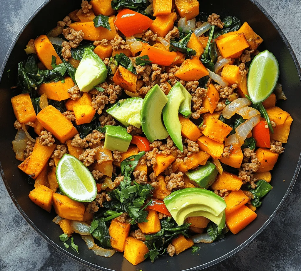 Ground turkey has become a favored choice for health-conscious cooks due to its low fat content and versatility. As a lean source of protein, it provides the essential amino acids needed for muscle repair and growth without the saturated fats often found in beef or pork. Ground turkey is also rich in B vitamins, particularly niacin and vitamin B6, which are vital for energy metabolism and overall health. Its mild flavor allows it to absorb the spices and seasonings used in cooking, making it an adaptable ingredient in various dishes—from tacos to casseroles. By choosing ground turkey, you are opting for a nutritious protein source that complements the other ingredients beautifully in this skillet recipe.