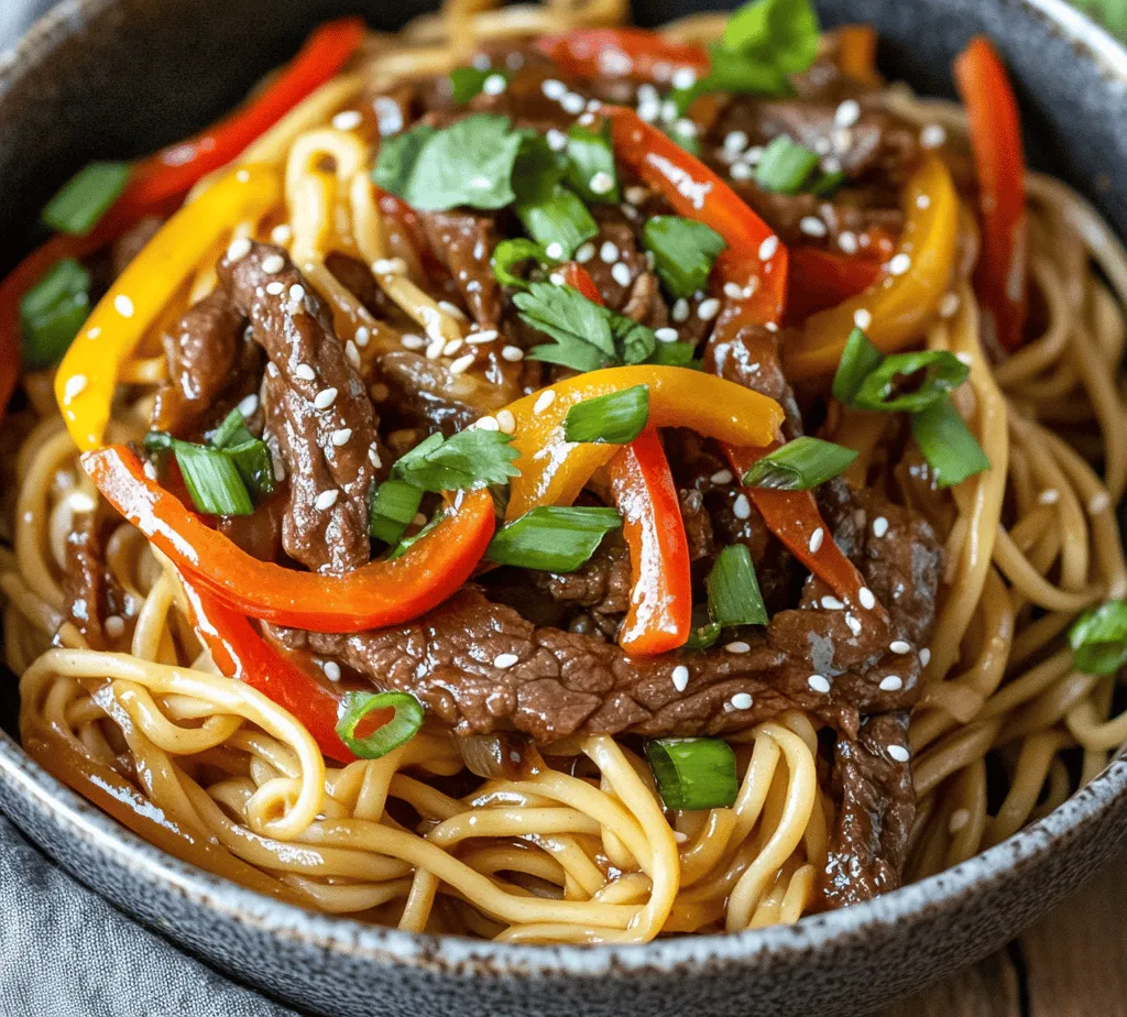 Hoisin Beef Noodles is a delightful dish that brings together a medley of rich flavors and textures, making it a beloved choice for many. With its combination of tender beef, vibrant vegetables, and flavorful noodles, this dish is not only satisfying but also quick to prepare—ideal for busy weeknights or when hosting guests for a special occasion. Asian-inspired noodle dishes like Hoisin Beef Noodles have gained immense popularity due to their versatility, allowing for endless customization based on personal tastes and dietary preferences.