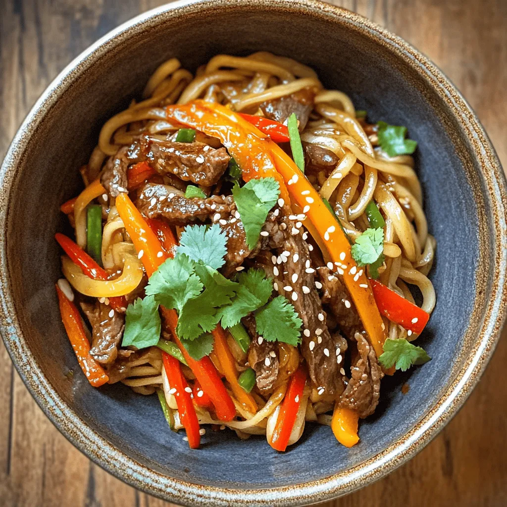 Hoisin Beef Noodles is a delightful dish that brings together a medley of rich flavors and textures, making it a beloved choice for many. With its combination of tender beef, vibrant vegetables, and flavorful noodles, this dish is not only satisfying but also quick to prepare—ideal for busy weeknights or when hosting guests for a special occasion. Asian-inspired noodle dishes like Hoisin Beef Noodles have gained immense popularity due to their versatility, allowing for endless customization based on personal tastes and dietary preferences.